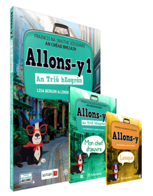 Gaeilge-Allons-y-1-3rd ed Textbook package-3D-cover